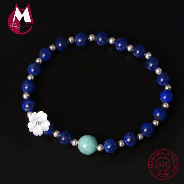 100% 925 sterling silver women's bracelet bangle natural lapis crystal flower bracelets trendy round bangle fine jewelry yb23, Golden;silver
100% 925 sterling silver women's bracelet bangle natural lapis crystal flower bracelets trendy round bangle fine jewelry yb23, Golden;silver