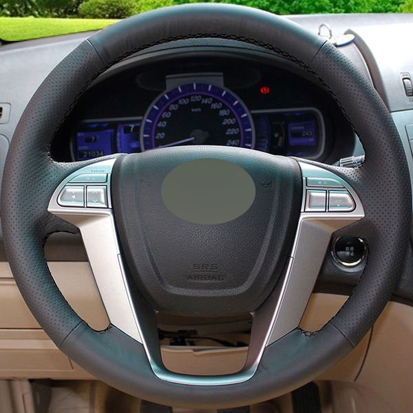 black genuine leather diy hand-stitched car steering wheel cover for byd e5 e6 s6 f3 2016-2018
black genuine leather diy hand-stitched car steering wheel cover for byd e5 e6 s6 f3 2016-2018
