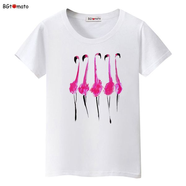 bgtomato harajuku 2017 fashion loose t-shirt flamingos print women art shirts casual cartoon fashion tees, White
bgtomato harajuku 2017 fashion loose t-shirt flamingos print women art shirts casual cartoon fashion tees, White