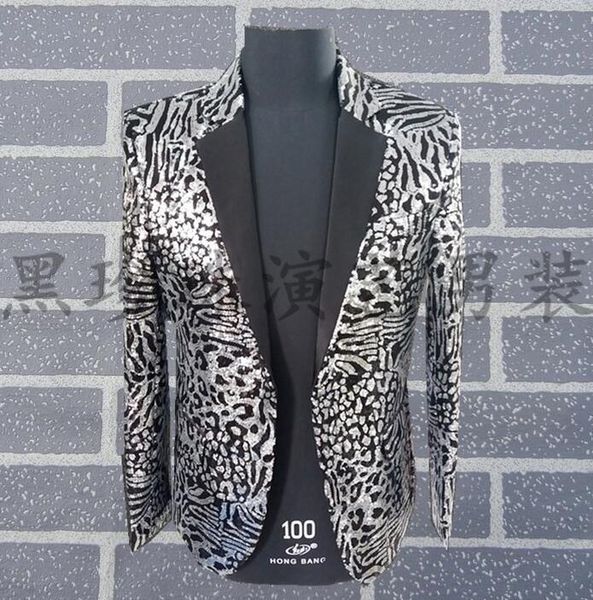 silver men leopard print suits designs stage costumes for singers men sequin blazer dance clothes jacket star style dress punk, White;black
silver men leopard print suits designs stage costumes for singers men sequin blazer dance clothes jacket star style dress punk, White;black