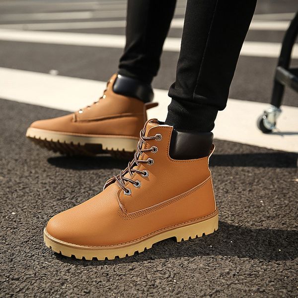 vintage men boots fashion martin boots snow boots outdoor casual lover autumn winter shoes for men, Black
vintage men boots fashion martin boots snow boots outdoor casual lover autumn winter shoes for men, Black