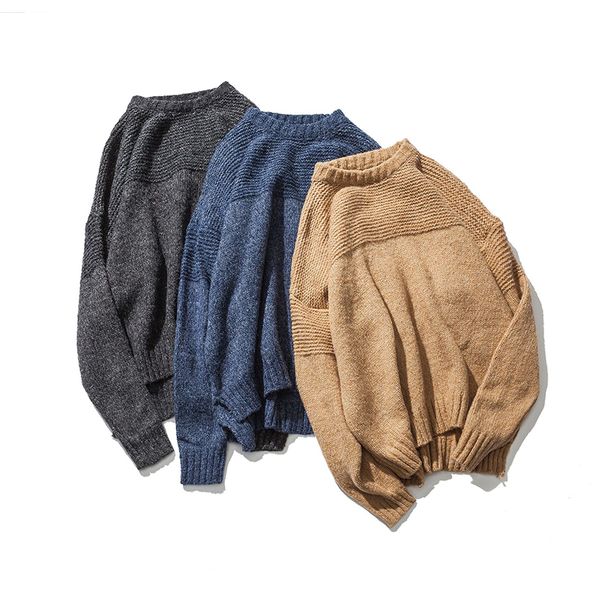 korean round neck sweater pullover men loose casual long sleeve solid fall 2018 sweaters new fashion sweater, White;black
korean round neck sweater pullover men loose casual long sleeve solid fall 2018 sweaters new fashion sweater, White;black