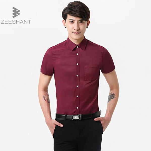 2018 summer short-sleeve white solid mens dress shirt cotton high-end turn-down collar business formal work shirts chemise, White;black
2018 summer short-sleeve white solid mens dress shirt cotton high-end turn-down collar business formal work shirts chemise, White;black