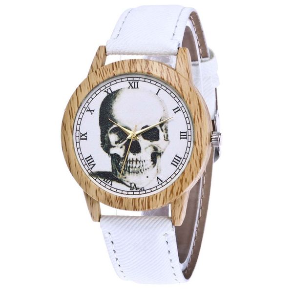 women's bracelet watches simple leather skull pattern quartz wristwatches women clock luxury ladies dress watches, Slivery;brown
women's bracelet watches simple leather skull pattern quartz wristwatches women clock luxury ladies dress watches, Slivery;brown
