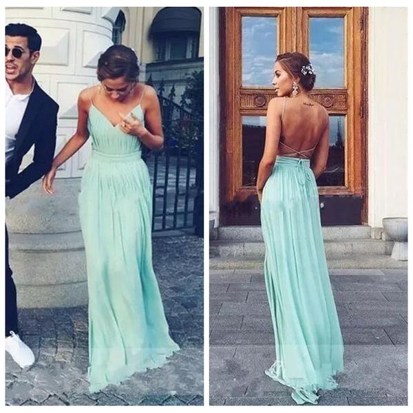 2019 спагетти полоски онлайн шифон длинные платья подружки невесты criss cross back vestidos de soiree честь горничной дешевые индивидуальны, White;pink
2019 спагетти полоски онлайн шифон длинные платья подружки невесты criss cross back vestidos de soiree честь горничной дешевые индивидуальны, White;pink
