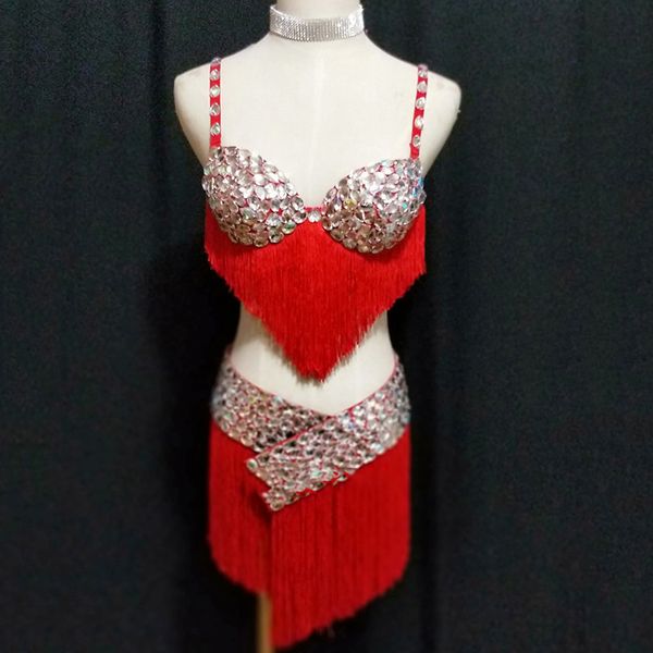 bling rhinestone bra tassel bikini set jazz stage costumes for singers women nightclub show pole dance clothing outfits dn2232, Black;red
bling rhinestone bra tassel bikini set jazz stage costumes for singers women nightclub show pole dance clothing outfits dn2232, Black;red