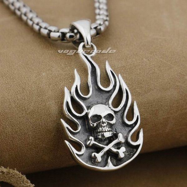 linsion 925 sterling silver fire skull bone mens biker pendant 9e016 stainless steel necklace 24 inches
linsion 925 sterling silver fire skull bone mens biker pendant 9e016 stainless steel necklace 24 inches