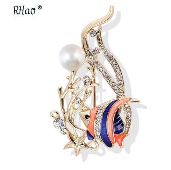 rhao multi enamel tropical fish brooches gold coral grass rhinestone animal brooch suit corsage women men shirt sweater coat pin, Gray
rhao multi enamel tropical fish brooches gold coral grass rhinestone animal brooch suit corsage women men shirt sweater coat pin, Gray