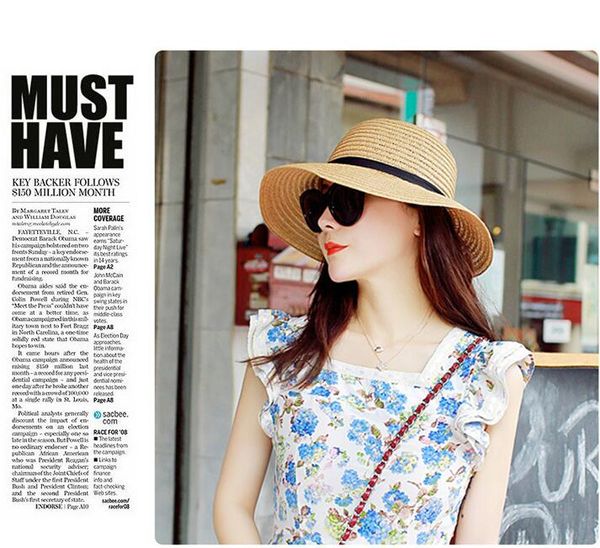 vintage women wide brim hats girls teen lady travel beach holiday straw bowknot sun hat caps fashion straw cap beach caps 7 colors, Blue;gray
vintage women wide brim hats girls teen lady travel beach holiday straw bowknot sun hat caps fashion straw cap beach caps 7 colors, Blue;gray
