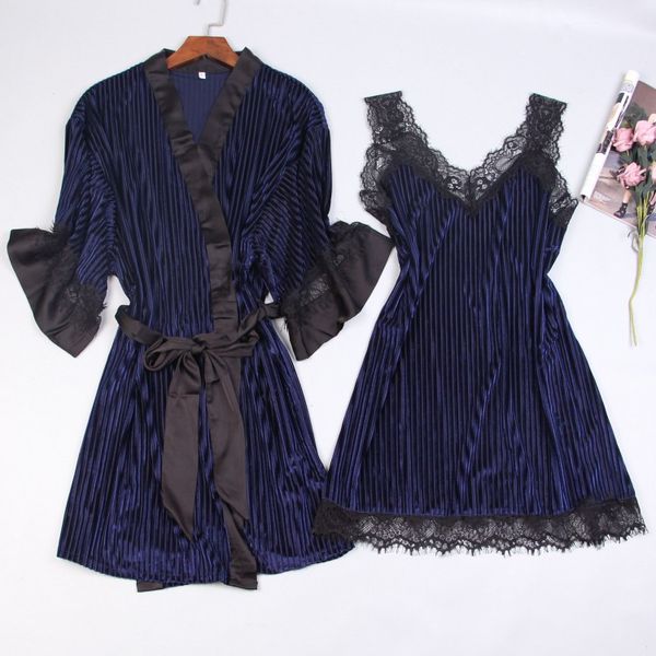 women nightgown sets pleuche 2 pieces suit nightdress bathrobe female kimono bath gown robes night sleep wear sleepwear, Black;red
women nightgown sets pleuche 2 pieces suit nightdress bathrobe female kimono bath gown robes night sleep wear sleepwear, Black;red