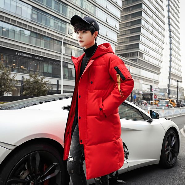 2018 winter new hooded warm fashion closing sleeve -long woven men's casual down-cotton parkas, Black
2018 winter new hooded warm fashion closing sleeve -long woven men's casual down-cotton parkas, Black