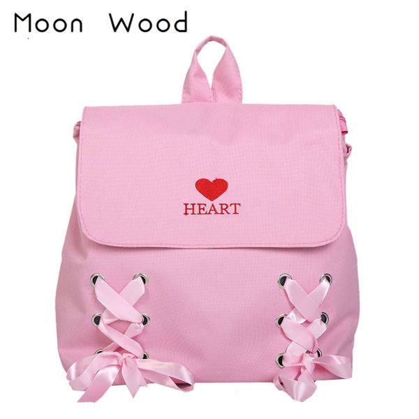 moon wood love heart ribbon pink backpack student travel backpack school bags for teenager girls women preppy style shoulder bag
moon wood love heart ribbon pink backpack student travel backpack school bags for teenager girls women preppy style shoulder bag