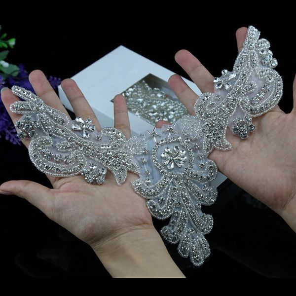 bridal rhinestone applique,wedding applique crystal patch,headband,headpiece diy, Black;brown
bridal rhinestone applique,wedding applique crystal patch,headband,headpiece diy, Black;brown
