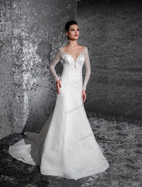 elegant ivory lace v-neck long sleeves mermaid wedding dresses bridal pageant dresses wedding attire dresses custom size 2-16 zw612158, White
elegant ivory lace v-neck long sleeves mermaid wedding dresses bridal pageant dresses wedding attire dresses custom size 2-16 zw612158, White