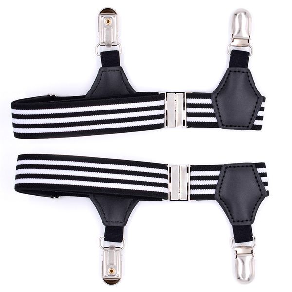 good quality stripes style mens sock suspenders high elastic band adjustable single duck-mouth clip sock garters men accessories, Black;white
good quality stripes style mens sock suspenders high elastic band adjustable single duck-mouth clip sock garters men accessories, Black;white