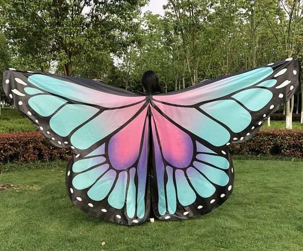 women butterfly dancing wings girls belly dance openging split wing monarch cape costume festival wear kids 2 sizes, Black;red
women butterfly dancing wings girls belly dance openging split wing monarch cape costume festival wear kids 2 sizes, Black;red