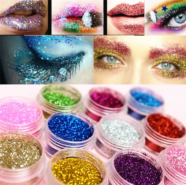 

Pro eye hadow makeup co metic himmer powder pigment mineral glitter pangle eye hadow 16 color drop hipping