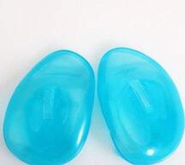 600pcs salon hair dye transparent blue silicone ear cover shield barber shop anti staining earmuffs protect ears from the dye, Blue;gray 
600pcs salon hair dye transparent blue silicone ear cover shield barber shop anti staining earmuffs protect ears from the dye, Blue;gray