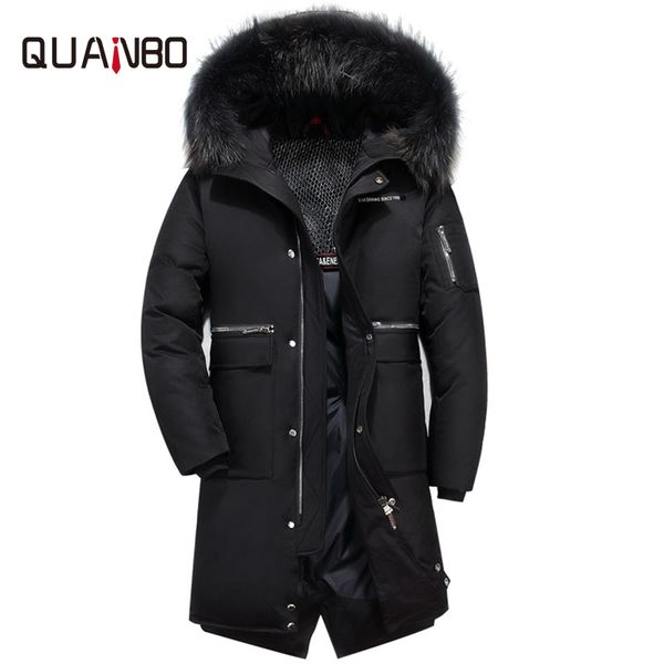 quanbo men's and women's thick warm jacket 2018 new 90% long winter down jacket with fur hood male casual parkas black red 5xl
quanbo men's and women's thick warm jacket 2018 new 90% long winter down jacket with fur hood male casual parkas black red 5xl