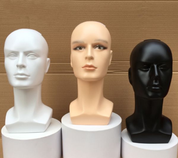 different style male wig head mannequin pvc manikin head on promotion, Khaki
different style male wig head mannequin pvc manikin head on promotion, Khaki