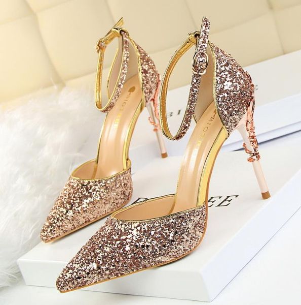 fashion sequin sandals wedding shoes high heels luxury bridal shoes designer party prom sparkling women shoes multiple colors available, Black
fashion sequin sandals wedding shoes high heels luxury bridal shoes designer party prom sparkling women shoes multiple colors available, Black