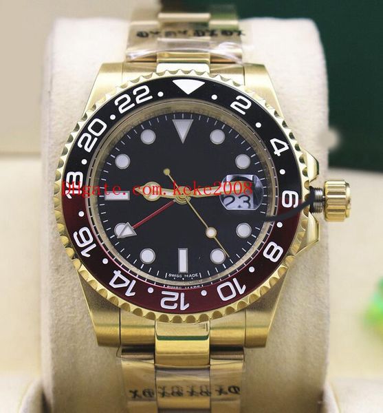 8 style watch 40mm ceramic bezel gmt 116710 116713 116713 116719 pepsi 18k gold asia 2813 movement mechanical automatic mens watches, Slivery;brown
8 style watch 40mm ceramic bezel gmt 116710 116713 116713 116719 pepsi 18k gold asia 2813 movement mechanical automatic mens watches, Slivery;brown