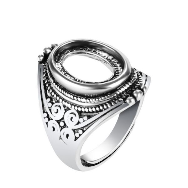 13*10mm 2018 electroplating ancient silver ring setting does not fade color hypoallergenic inlaid beeswax ring, Golden;silver
13*10mm 2018 electroplating ancient silver ring setting does not fade color hypoallergenic inlaid beeswax ring, Golden;silver