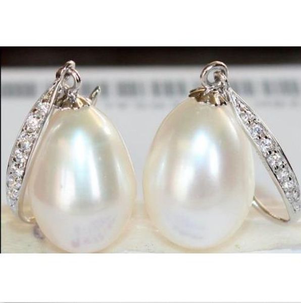 2018 a pair of natural 10-12mm australian south seas white pearl earrings hook style, Silver
2018 a pair of natural 10-12mm australian south seas white pearl earrings hook style, Silver