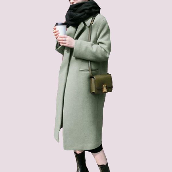 new blend wool long cocoon coat women coat female overcoat 2018 spring autumn woolen outerwear casaco winter woolen coats, Black
new blend wool long cocoon coat women coat female overcoat 2018 spring autumn woolen outerwear casaco winter woolen coats, Black