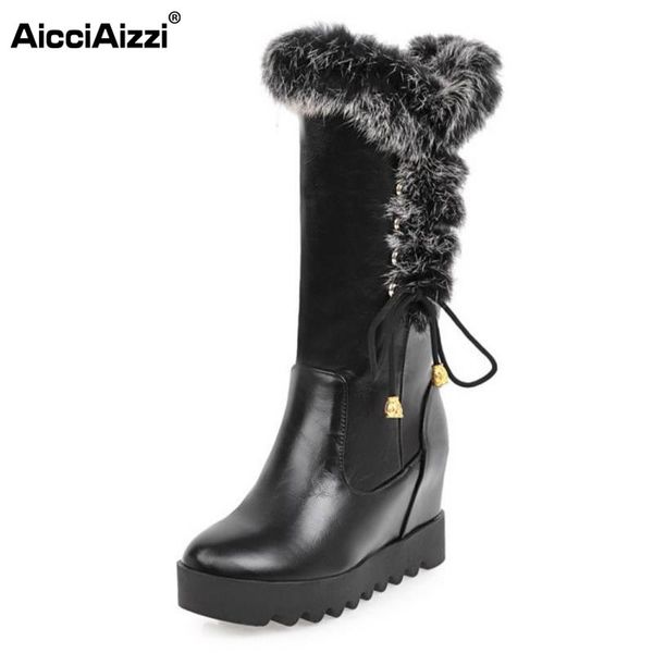aicciaizzi size 33-43 women wedges boots cross strap half short boots warm shoes inside heel mid calf botas for women footwears, Black
aicciaizzi size 33-43 women wedges boots cross strap half short boots warm shoes inside heel mid calf botas for women footwears, Black