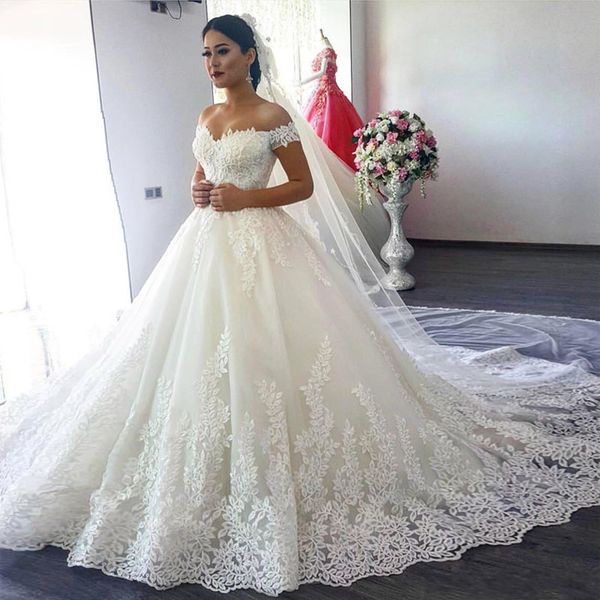 off the shoulder ball gown wedding dresses sweetheart appliques lace tulle plus size backless bridal dresses wedding gowns lace up, White
off the shoulder ball gown wedding dresses sweetheart appliques lace tulle plus size backless bridal dresses wedding gowns lace up, White