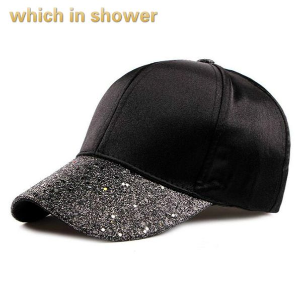 which in shower satin women cap adjustable blank baseball cap hip hop bling snapbcak female hat summer outdoor curved sun hat, Blue;gray
which in shower satin women cap adjustable blank baseball cap hip hop bling snapbcak female hat summer outdoor curved sun hat, Blue;gray