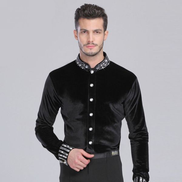 latin dance shirts men jumpsuit latina d0319 dance shirt black long sleeve romper bodysuits rhinestones, Black;red
latin dance shirts men jumpsuit latina d0319 dance shirt black long sleeve romper bodysuits rhinestones, Black;red