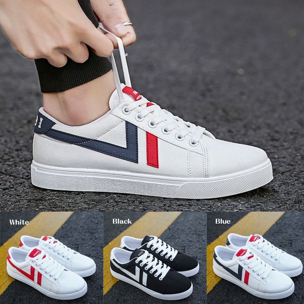 canvas fashion lace-up white low sneakers us 3 flats men's casual shoes for men skateboard trainers shoes breathable size colors 6. cff, Black
canvas fashion lace-up white low sneakers us 3 flats men's casual shoes for men skateboard trainers shoes breathable size colors 6. cff, Black