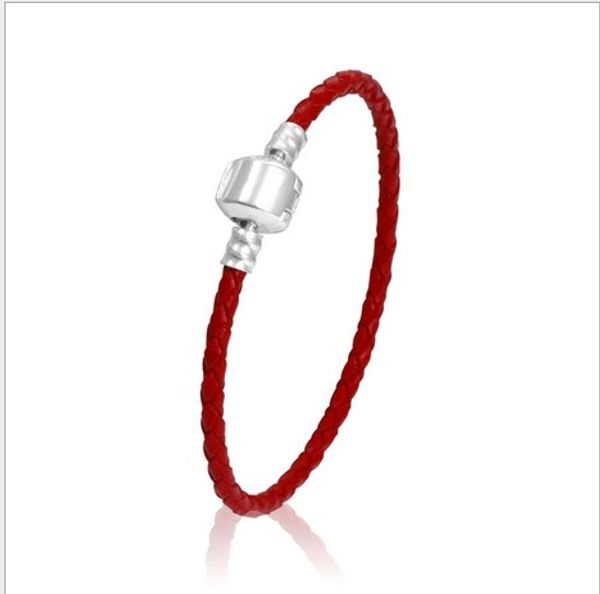 fine jewelry woven 100% 3mm genuine leather bracelet mix colours 925 silver clasp bead fits pandora charms bracelet diy marking, Golden;silver
fine jewelry woven 100% 3mm genuine leather bracelet mix colours 925 silver clasp bead fits pandora charms bracelet diy marking, Golden;silver