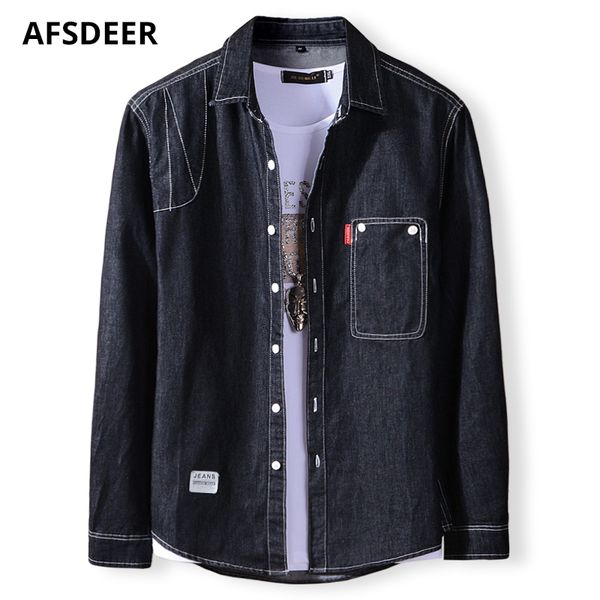 2018 man brand new shirt long sleeved street style turn-down collar denim shirt men casual fashion cotton solid jeans cowboy 3xl, White;black
2018 man brand new shirt long sleeved street style turn-down collar denim shirt men casual fashion cotton solid jeans cowboy 3xl, White;black