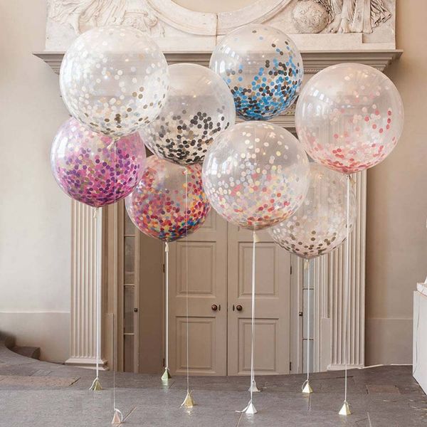 36inch transparent colorful metallic confetti balloons pink gold wedding brithday party decoration party supplies decorating accessories
36inch transparent colorful metallic confetti balloons pink gold wedding brithday party decoration party supplies decorating accessories