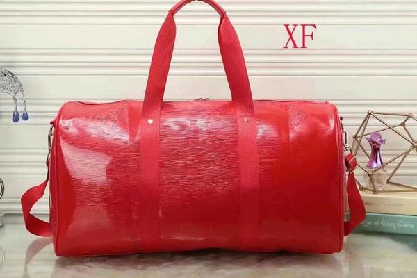 high quality 45CM Water ripple women men luggage travel bag duffle bags red black shoulder bag large handbag purse free shipping
high quality 45CM Water ripple women men luggage travel bag duffle bags red black shoulder bag large handbag purse free shipping