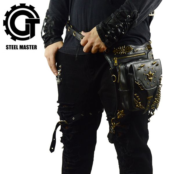 gothic leather waist fanny pack bags rock motorcycle men women drop leg bag rivet messenger crossbody shoulder bag
gothic leather waist fanny pack bags rock motorcycle men women drop leg bag rivet messenger crossbody shoulder bag