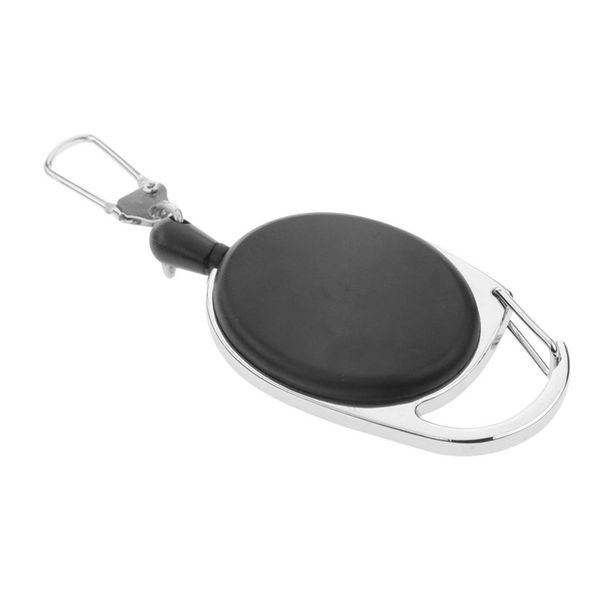 heavy duty retractable carabiner badge tinker reels 60cm pull wire with key ring clip black, Silver
heavy duty retractable carabiner badge tinker reels 60cm pull wire with key ring clip black, Silver