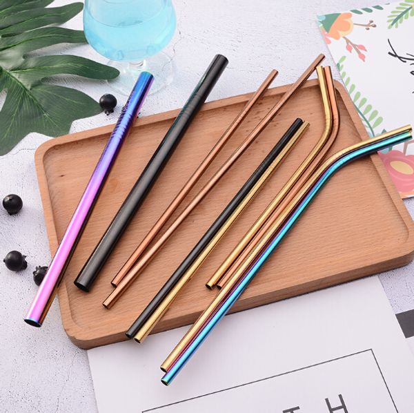stainless steel straw straight and bend reusable drinking straws with cleaing bursh multi colors party bar accesssories
stainless steel straw straight and bend reusable drinking straws with cleaing bursh multi colors party bar accesssories