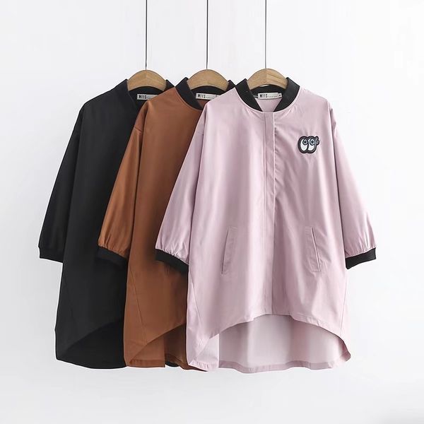 oversize plus size big women's autumn winter woman loose fashion coat lady jacket casual long sleeves solid coats outwear 2018, Black;brown
oversize plus size big women's autumn winter woman loose fashion coat lady jacket casual long sleeves solid coats outwear 2018, Black;brown