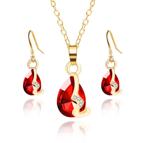 europe usa fashion rhinestone crystal drop shape jewelry sets dangle earrings & necklace set style women girls' gift
europe usa fashion rhinestone crystal drop shape jewelry sets dangle earrings & necklace set style women girls' gift