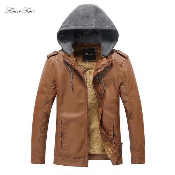 men jacket pu leather jackets and coats for winter 2018 new autumn thick warm jaqueta hooded slim business brand clothing c1593, Black;brown
men jacket pu leather jackets and coats for winter 2018 new autumn thick warm jaqueta hooded slim business brand clothing c1593, Black;brown
