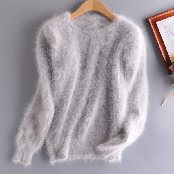 winter mink cashmere coat female round neck long soft plush solid color shirt casual loose large size sweater shopping, White;black
winter mink cashmere coat female round neck long soft plush solid color shirt casual loose large size sweater shopping, White;black