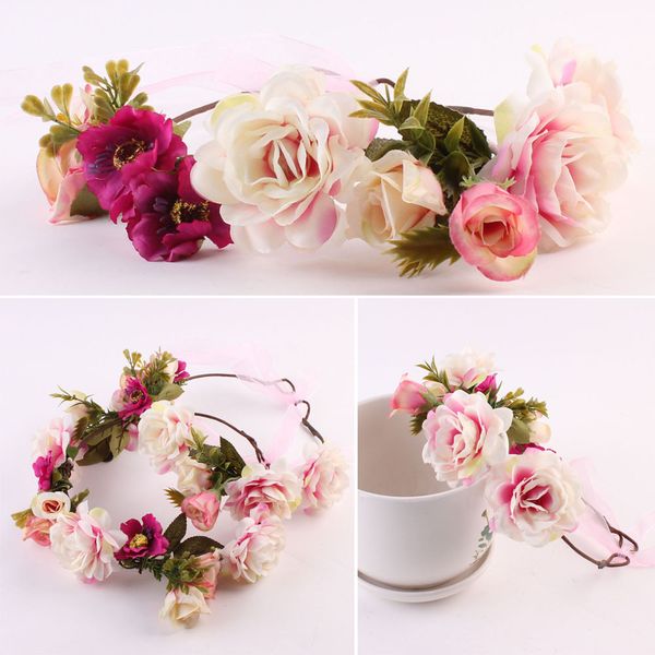 girls headwear floral hairbands fashion cute mommy & kids wreath flowers headband floral crown hairbands travel wedding, Black;brown
girls headwear floral hairbands fashion cute mommy & kids wreath flowers headband floral crown hairbands travel wedding, Black;brown