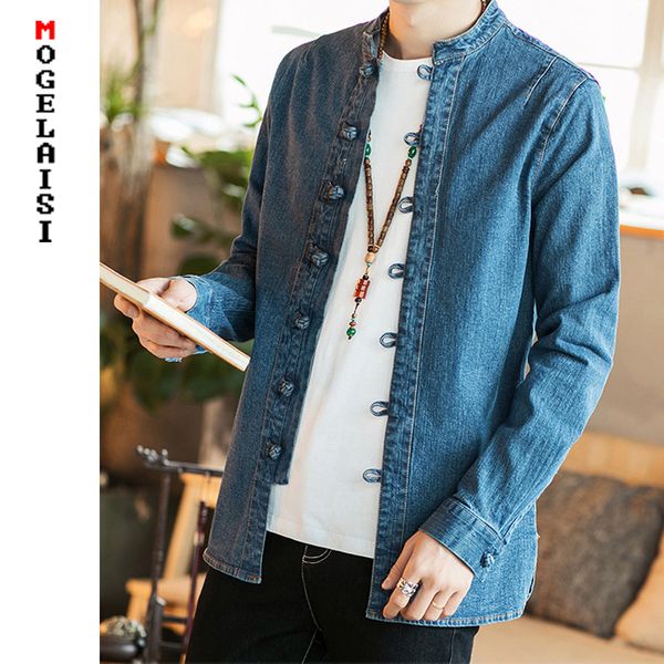 men's jackets men jeans blue chinese style jacket autumn spring for man clothing button solid slim mens asian size m-5xl, Black;brown
men's jackets men jeans blue chinese style jacket autumn spring for man clothing button solid slim mens asian size m-5xl, Black;brown