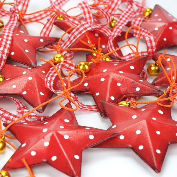 new design christmas for home 12pcs vintage metal christmas star with small bell christmas tree decoration 2018
new design christmas for home 12pcs vintage metal christmas star with small bell christmas tree decoration 2018