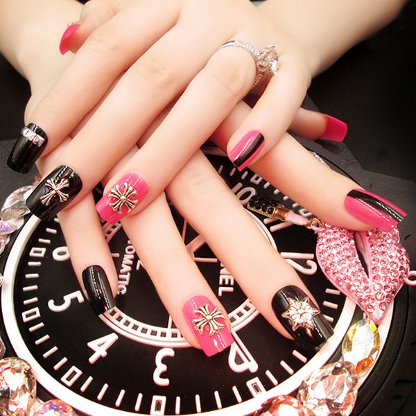 new 24 pcs 3d false nail punk fashion unha postica full set end product full tips fake nails bride nail art diy faux ongles-27, Red;gold
new 24 pcs 3d false nail punk fashion unha postica full set end product full tips fake nails bride nail art diy faux ongles-27, Red;gold