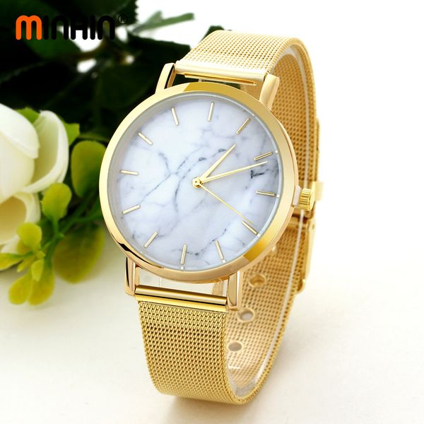 new men women watches mesh band quartz watch marble design round wrist bracelet watches clock relogio, Slivery;brown
new men women watches mesh band quartz watch marble design round wrist bracelet watches clock relogio, Slivery;brown